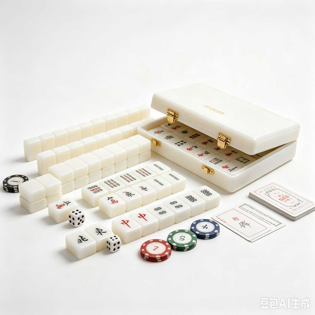 ultra light mahjong tiles set