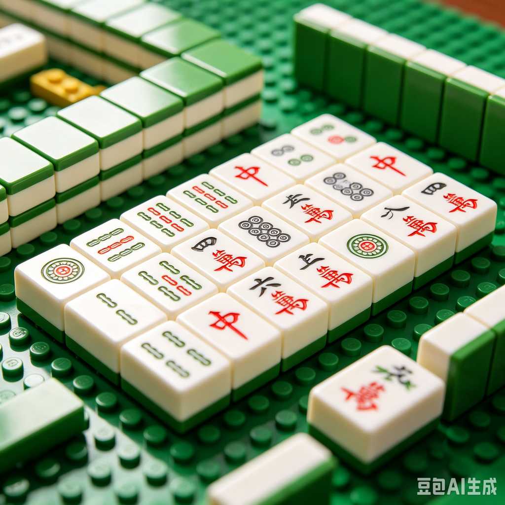 two tone mahjong set design
